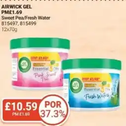 Bestway Airwick gel Sweet Pea/Fresh Water offer