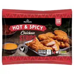 Morrisons Morrisons Hot & Spicy Chicken Strips 350g offer