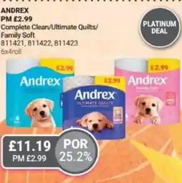 Bestway ANDREX Complete Clean/Ultimate Quilts/ Family Soft offer