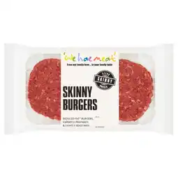 Morrisons We Hae Meat Low Fat Steak Burgers 200g offer