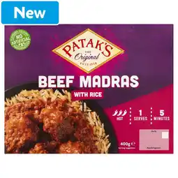 Morrisons Patak's Beef Madras with Rice 400g offer