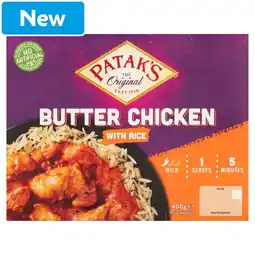 Morrisons Patak's Butter Chicken with Rice 400g offer