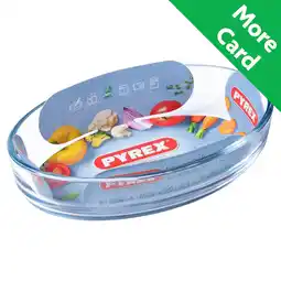 Morrisons Pyrex Clear Oval 21cm Roaster offer