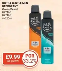 Bestway Soft & gentle men deodorant Ocean/Desert offer