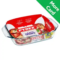 Morrisons Pyrex Rectangular Roaster 35cm x 23cm offer