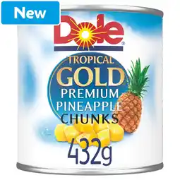 Morrisons Dole Tropical Gold Pineapple Chunks in Juice (432g) offer