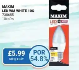 Bestway Led wm white 10s offer