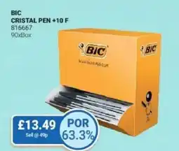 Bestway Bic cristal pen +10 f offer