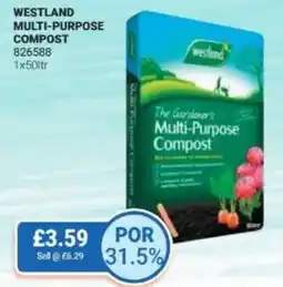 Bestway Westland multi-purpose compost offer