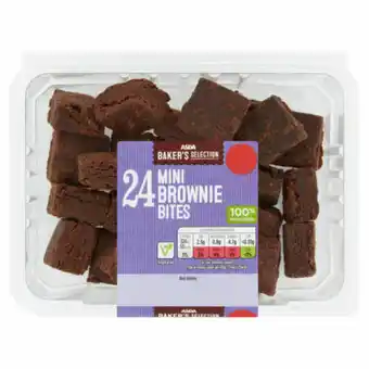 Asda ASDA Baker's Selection 24 Mini Brownie Bites offer
