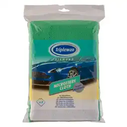 Morrisons Triplewax Microfibre Cloth 3 Pack offer