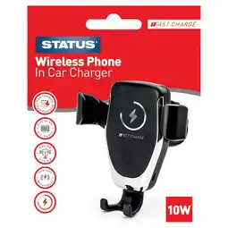 Morrisons Status Wireless Phone Car Charger offer