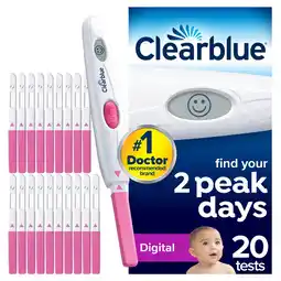 Morrisons Clearblue Digital Ovulation Test 20 Tests offer