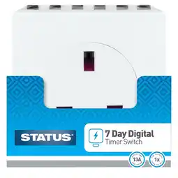 Morrisons Status 7 Day Digital Timer Switch offer