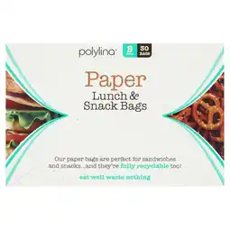 Morrisons Polylina Paper Lunch & Snack Bags offer