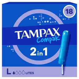 Morrisons Tampax Compak Applicator Tampons Lite offer