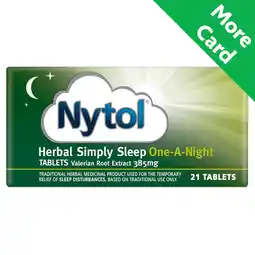 Morrisons Nytol Simply Sleep Herbal One A Night Tablets offer