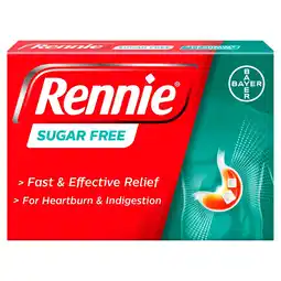 Morrisons Rennie Sugar-Free Heartburn & Indigestion Chewable Tablets offer