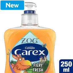 Morrisons Carex Zog Fiery Fresh Antibacterial Hand Wash 250ml offer