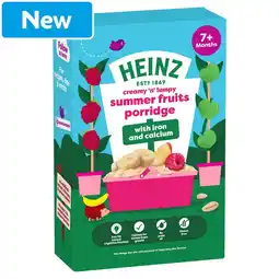 Morrisons Heinz Summer Fruit Porridge 7+ Months 200g offer