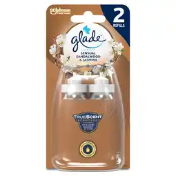 Morrisons Glade Sense & Spray Twin Refill Sandalwoold & Jasmine offer