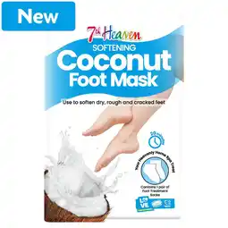 Morrisons 7th Heaven Coconut Foot Mask offer
