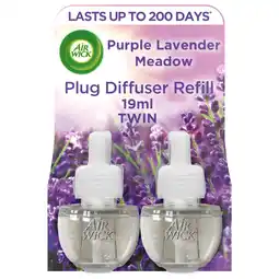 Morrisons Air Wick Double Fresh Twin Electrical Refill Purple Lavender Meadow offer