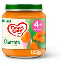 Morrisons Cow & Gate Carrot Baby Food Snack Jar 4+ Months 125g offer
