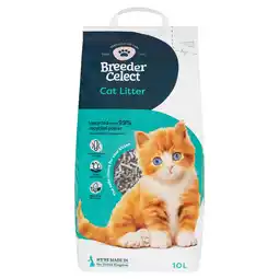 Tesco Breeder's Choice Recycled Paper Cat Litter 10L offer