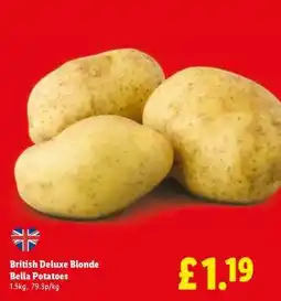Lidl British Deluxe Blonde Bella Potatoes offer