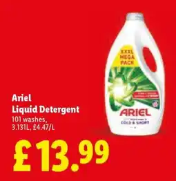 Lidl Ariel Liquid Detergent offer