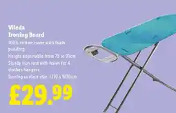 Lidl Vileda Ironing Board offer