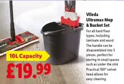 Lidl Vileda Ultramax Mop & Bucket Set offer