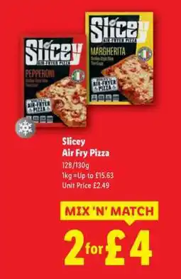 Lidl Slicey Air Fry Pizza offer