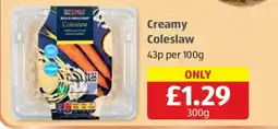 Aldi Creamy Coleslaw offer