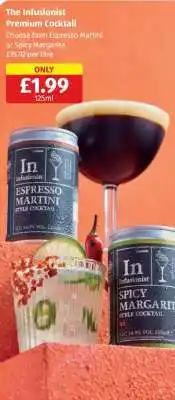 Aldi The Infusionist Premium Cocktail offer
