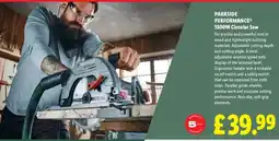 Lidl PARKSIDE PERFORMANCE 1800W Circular Saw offer