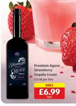 Aldi Premium Agave Strawberry Tequila Cream offer