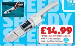Aldi Portable Vacuum Cleaner offer
