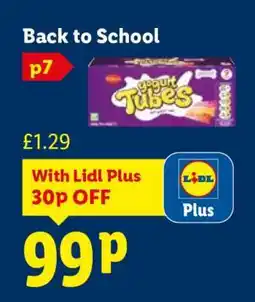Lidl Yogurt Tubes offer