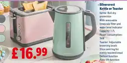 Lidl Silvercrest Kettle or Toaster offer