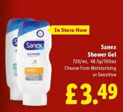 Lidl Sanex Shower Gel offer