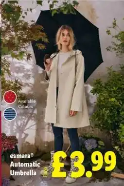 Lidl esmara Automatic Umbrella offer