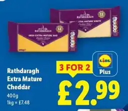 Lidl Rathdaragh Extra Mature Cheddar offer