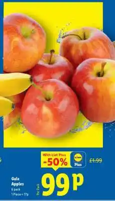 Lidl Gala Apples offer