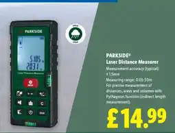 Lidl PARKSIDE Laser Distance Measurer offer