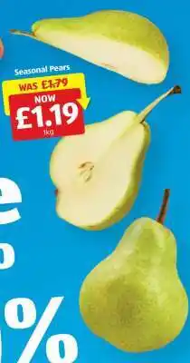 Aldi Seasonal Pears offer