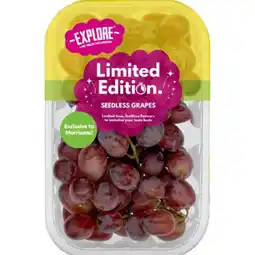 Morrisons Explore Limited Edition Red Grapes offer