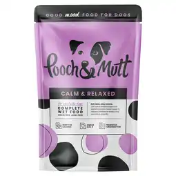 Tesco Pooch and Mutt Calm and Relaxed Complete Wet Dog Food 150g offer