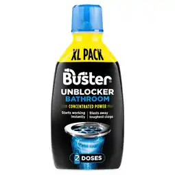 Tesco Buster 2 Dose Bathroom Unblocker 600ml offer